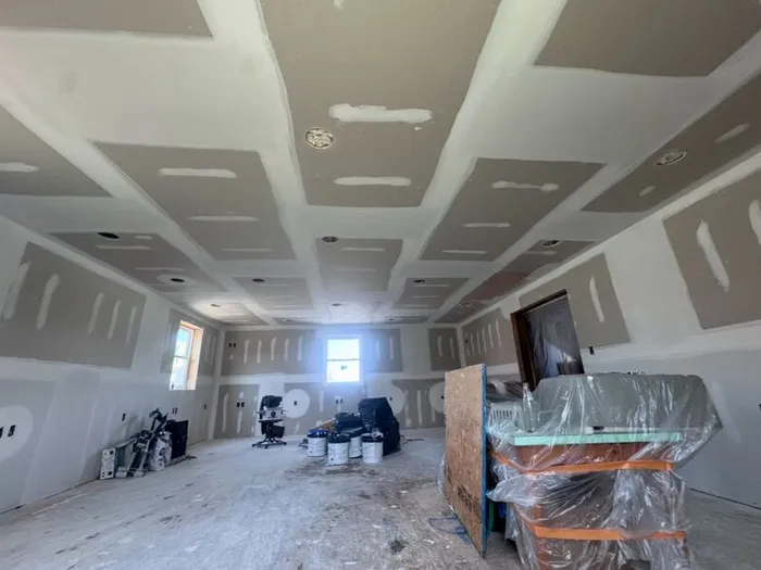 Drywall and finish repair project